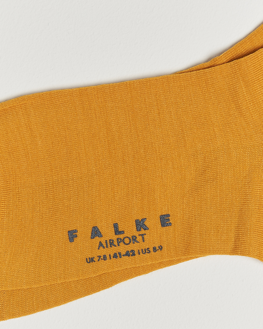 Herre | Undertøy | Falke | Airport Socks Amber Yellow