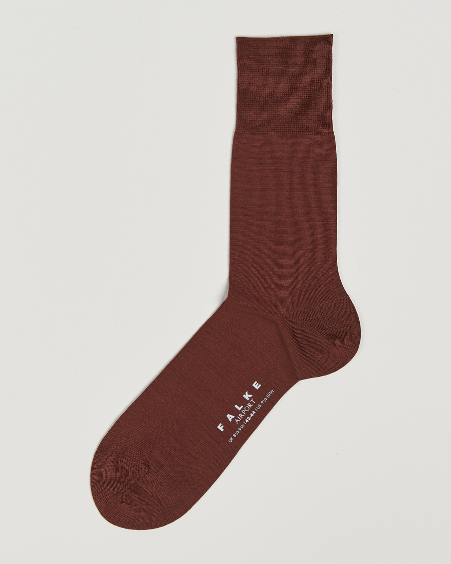 Herre | Undertøy | Falke | Airport Socks Cinnamon Brown