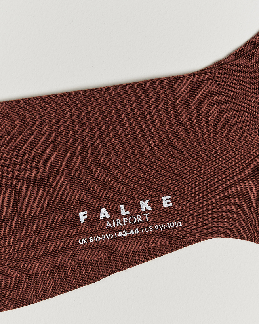 Herre | Undertøy | Falke | Airport Socks Cinnamon Brown