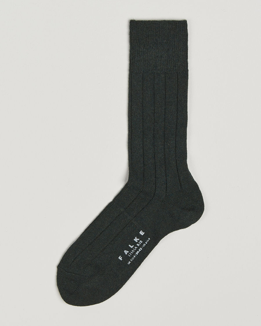 Herre | Undertøy | Falke | Lhasa Cashmere Socks Forest Green
