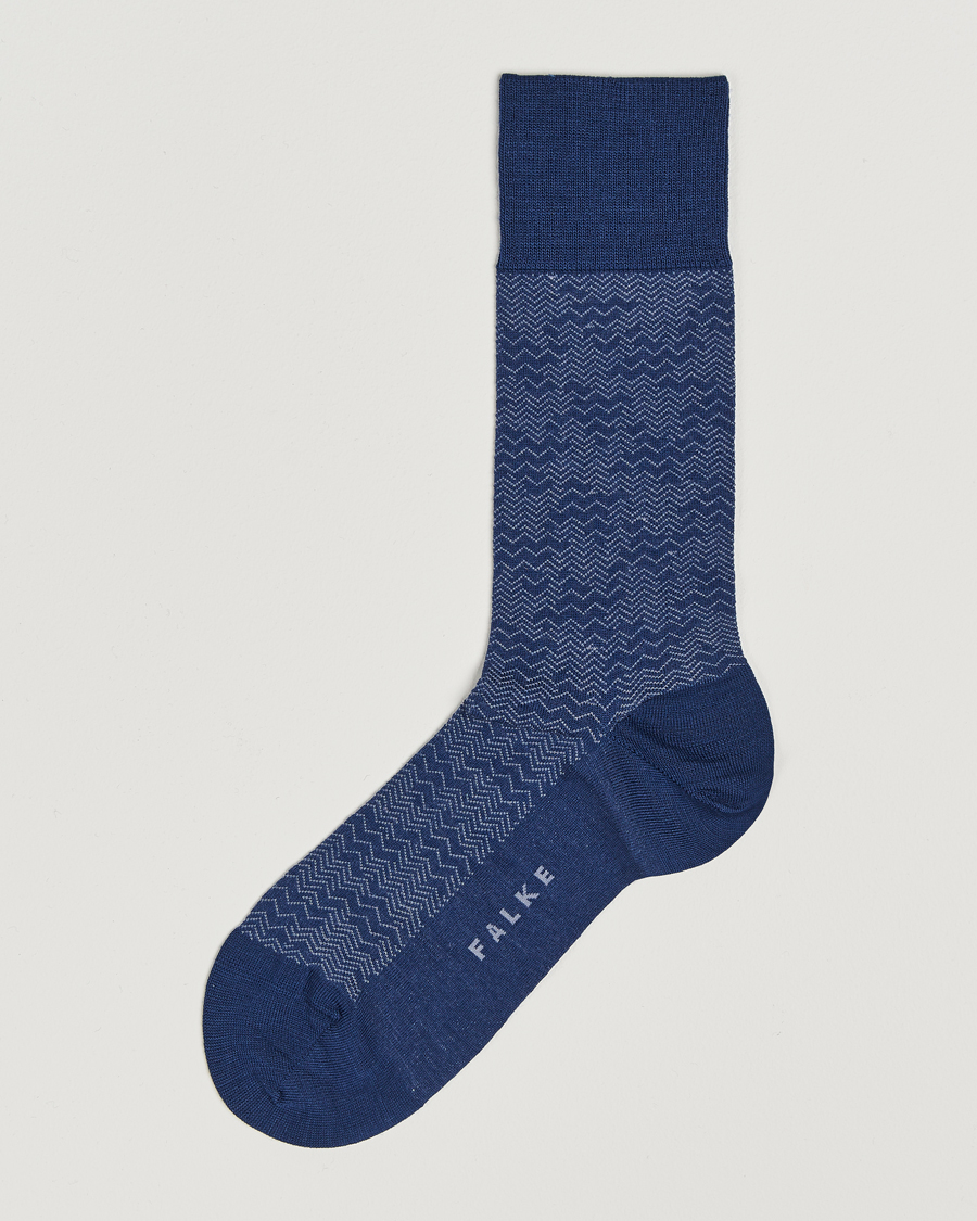 Herre | Undertøy | Falke | Mighty Nest Wool/Cotton Socks Royal Blue