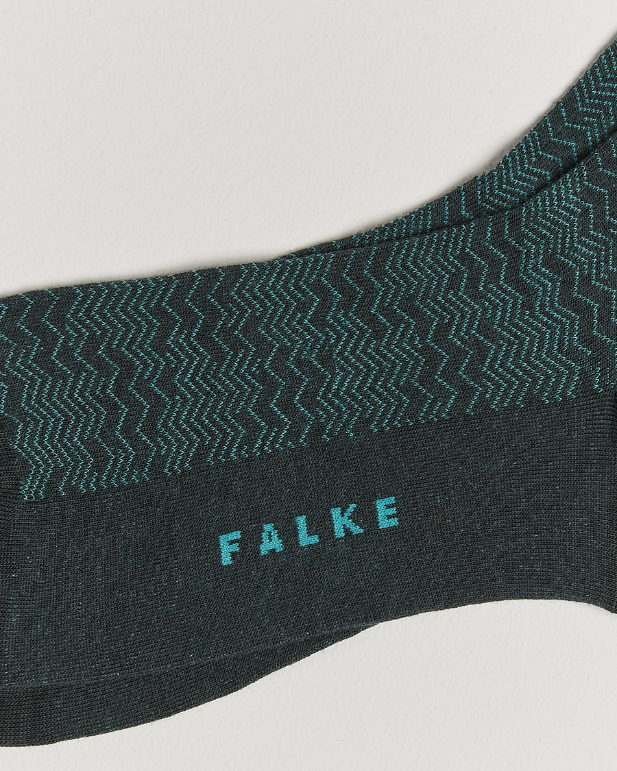 Herre | Undertøy | Falke | Mighty Nest Wool/Cotton Socks Forest Green