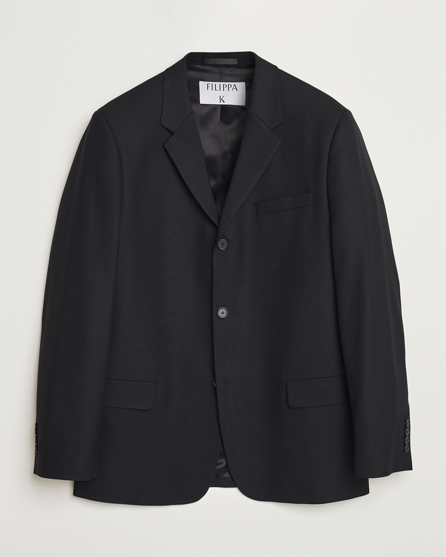 Herre | Dressjakker | Filippa K | Wool Blend Blazer Black