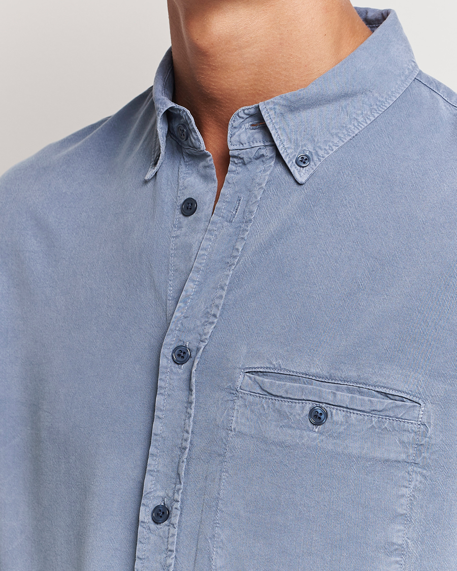 Herre | Skjorter | Filippa K | Zachary Lyocell Shirt Grey Blue