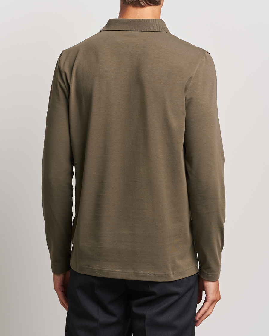 Herre | Gensere | Filippa K | Luke Lycra Poloshirt Dark Sage