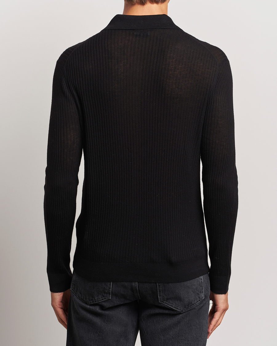 Herre | Gensere | Filippa K | Light Knitted Cardigan Black