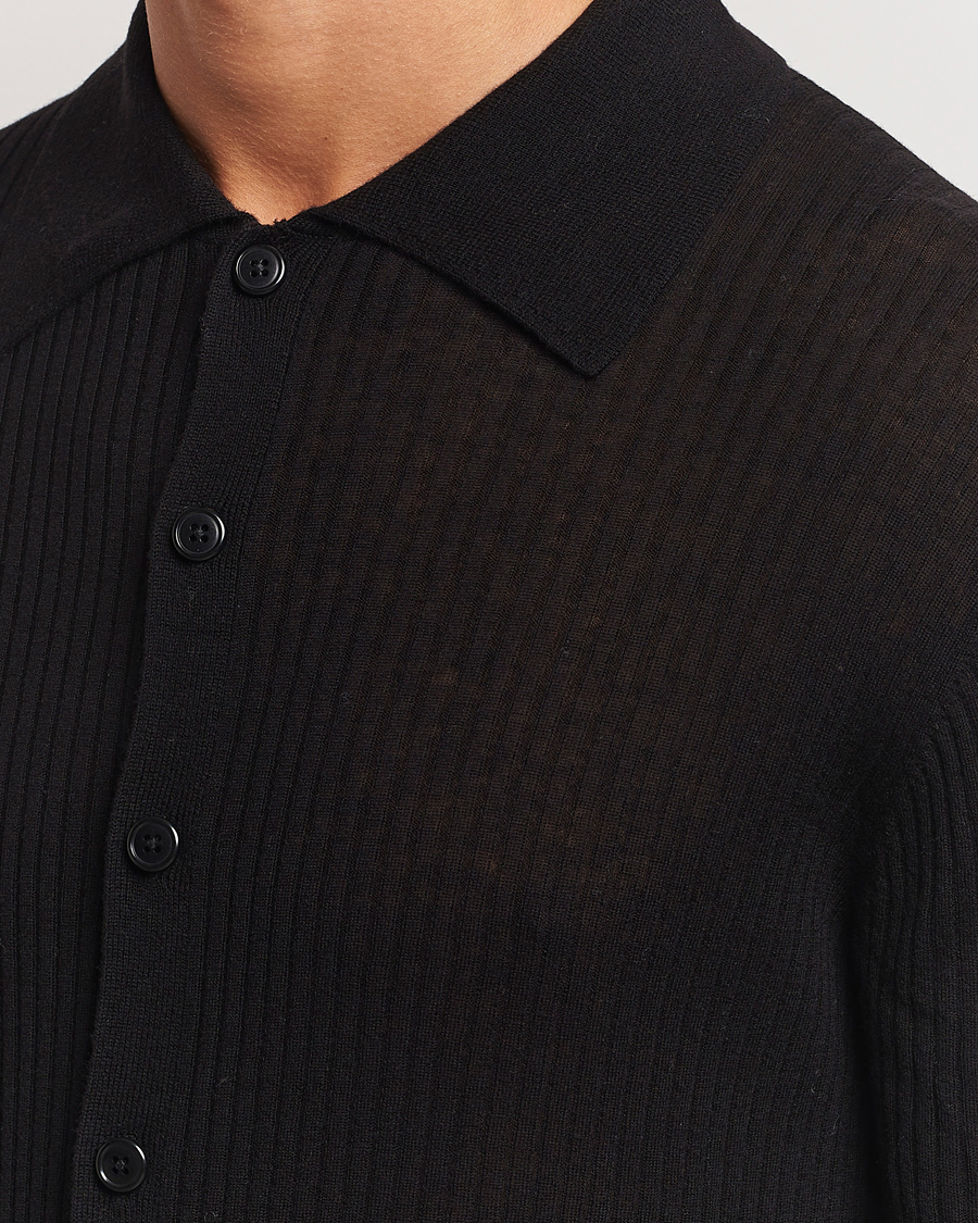Herre | Gensere | Filippa K | Light Knitted Cardigan Black