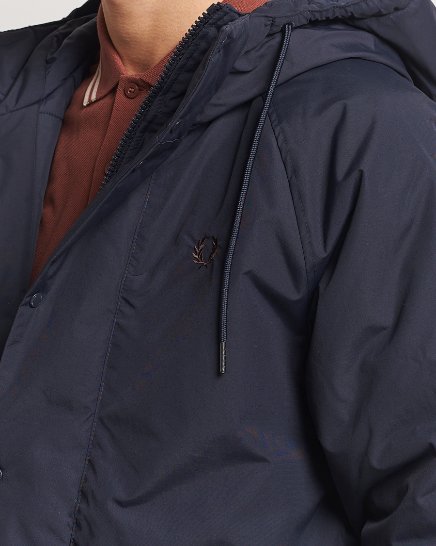 Herre | Jakker | Fred Perry | Padded Zip Through Parka Navy