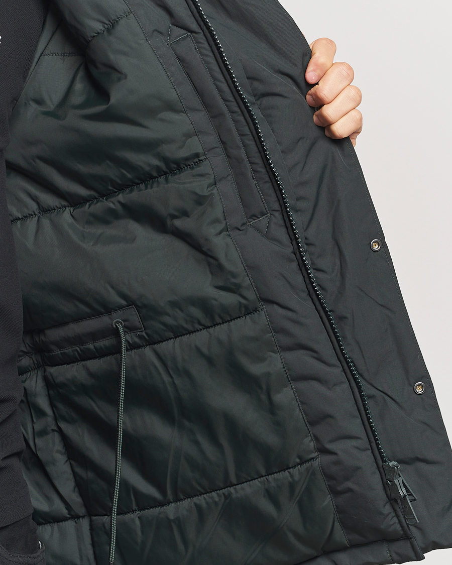 Herre | Jakker | Fred Perry | Padded Zip Through Parka Night Green