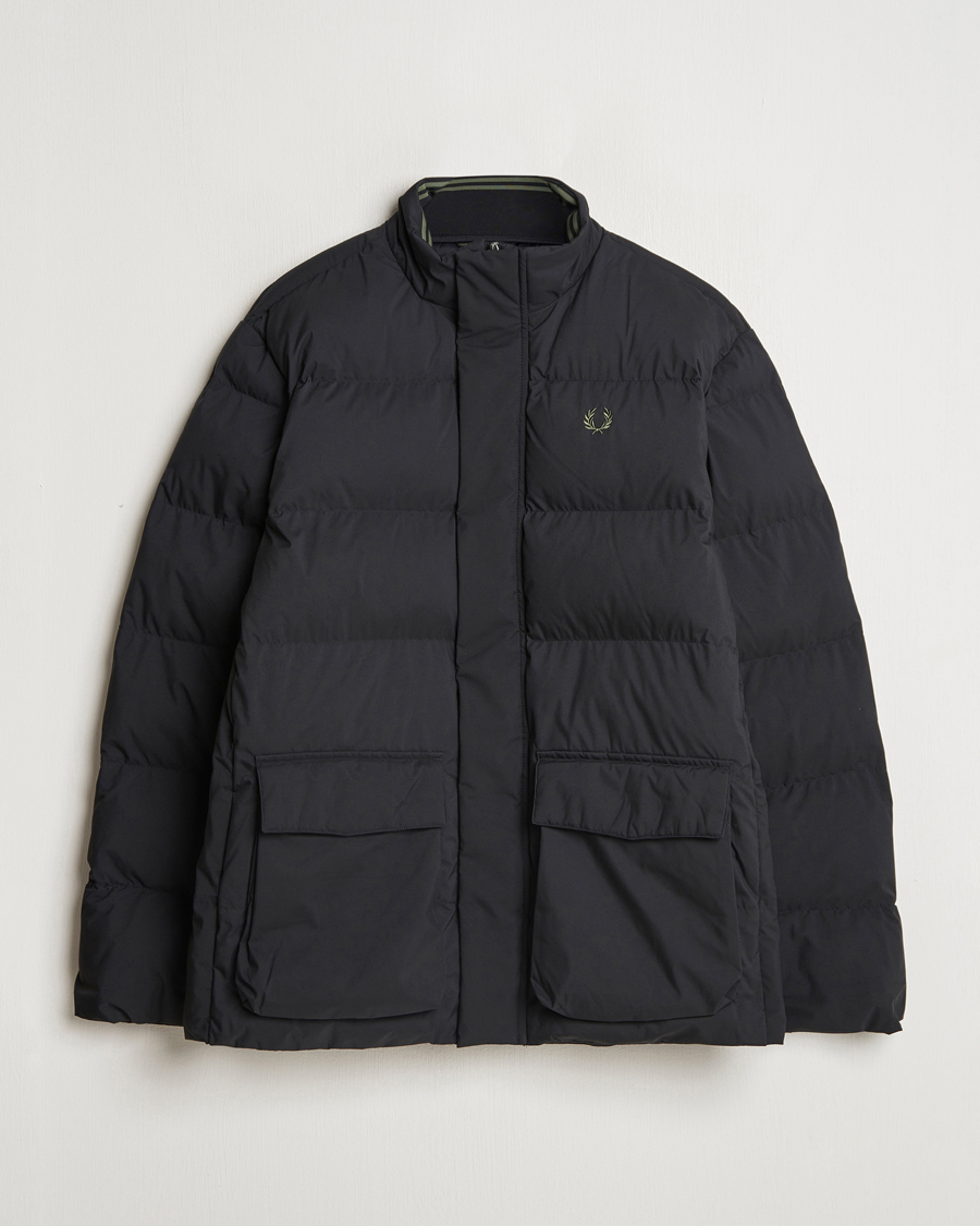 Herre | Jakker | Fred Perry | Padded Pocket Down Jacket Black