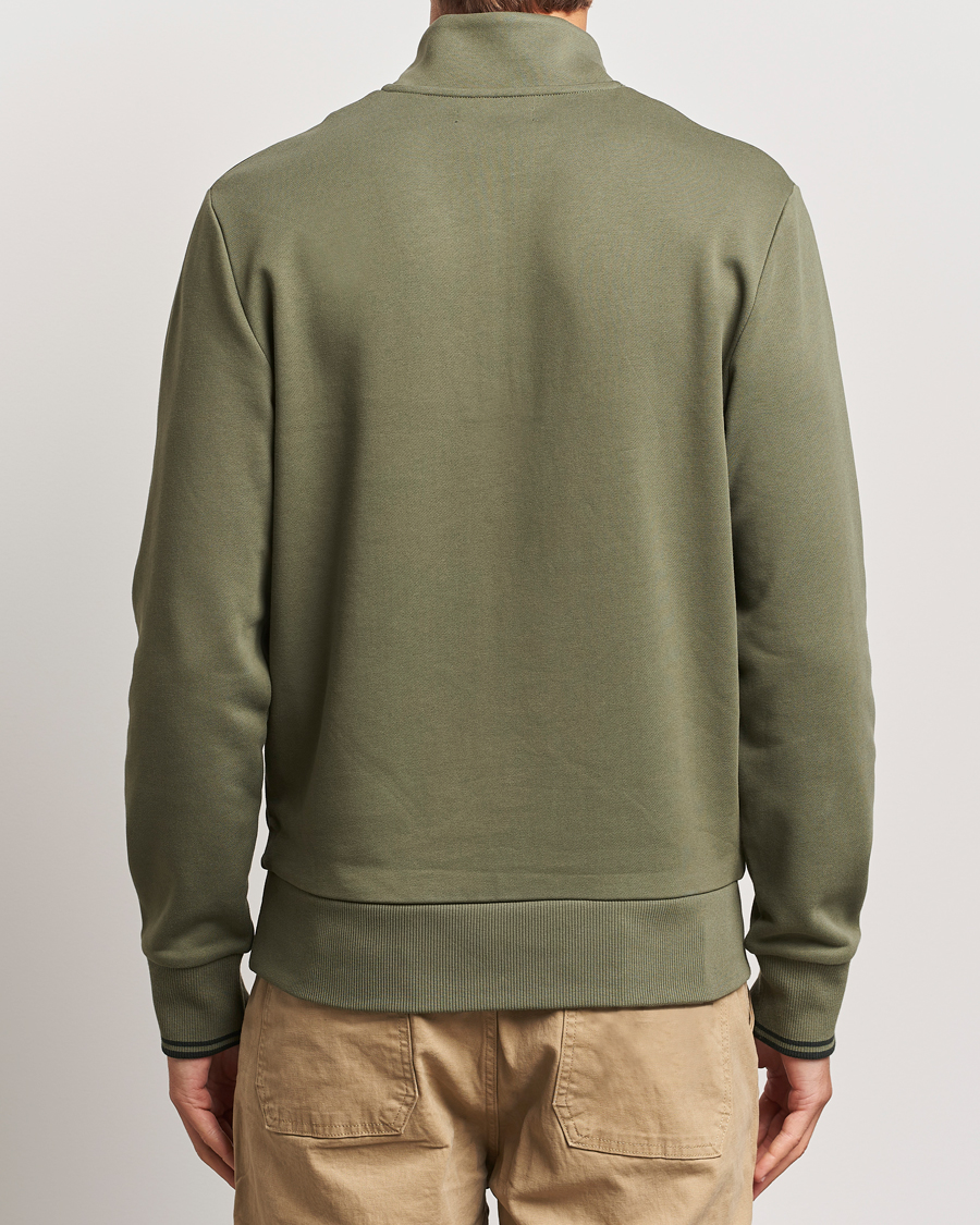 Herre | Gensere | Fred Perry | Half Zip Sweatshirt Laurel Green