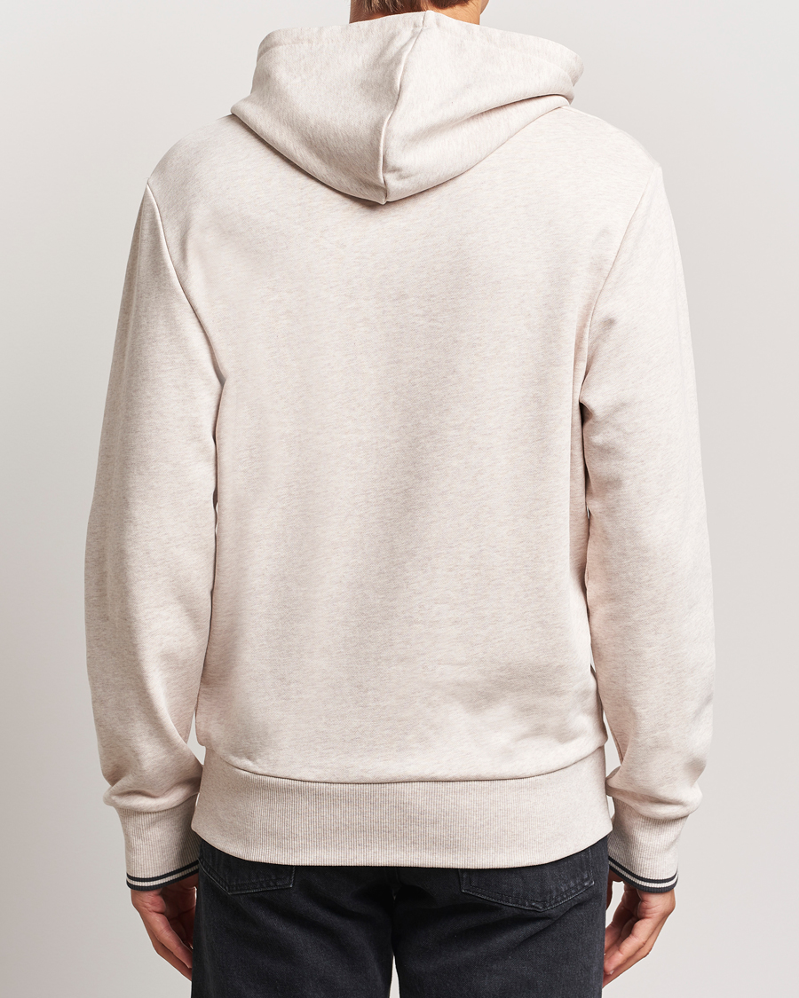 Herre | Gensere | Fred Perry | Tipped Hoodie Oatmeal Melange