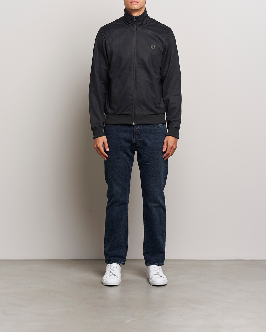 Herre | Gensere | Fred Perry | Track Jacket Black