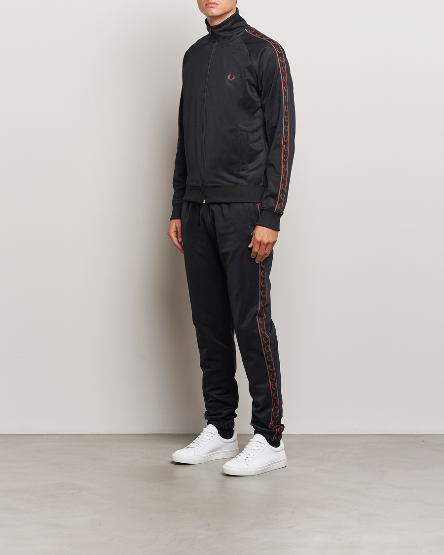 Herre | Bukser | Fred Perry | Taped Track Pants Black