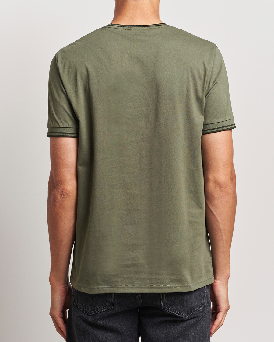 Herre | T-Shirts | Fred Perry | Twin Tipped T-Shirt Laurel Green