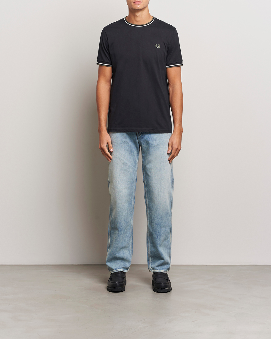 Herre | T-Shirts | Fred Perry | Twin Tipped T-Shirt Black