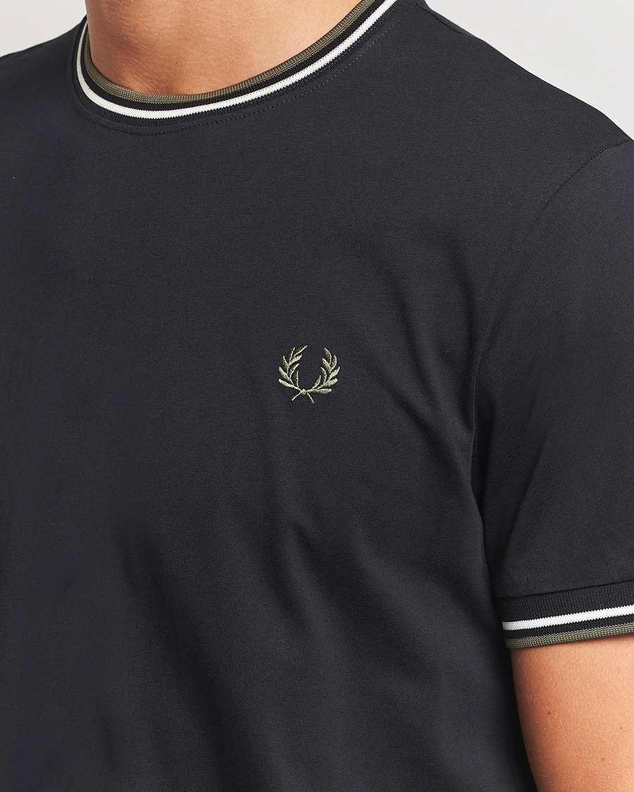 Herre | T-Shirts | Fred Perry | Twin Tipped T-Shirt Black