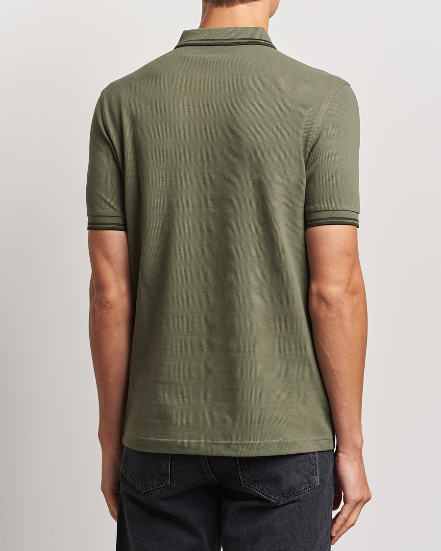 Herre | Pikéer | Fred Perry | Twin Tipped Shirt Laurel Green