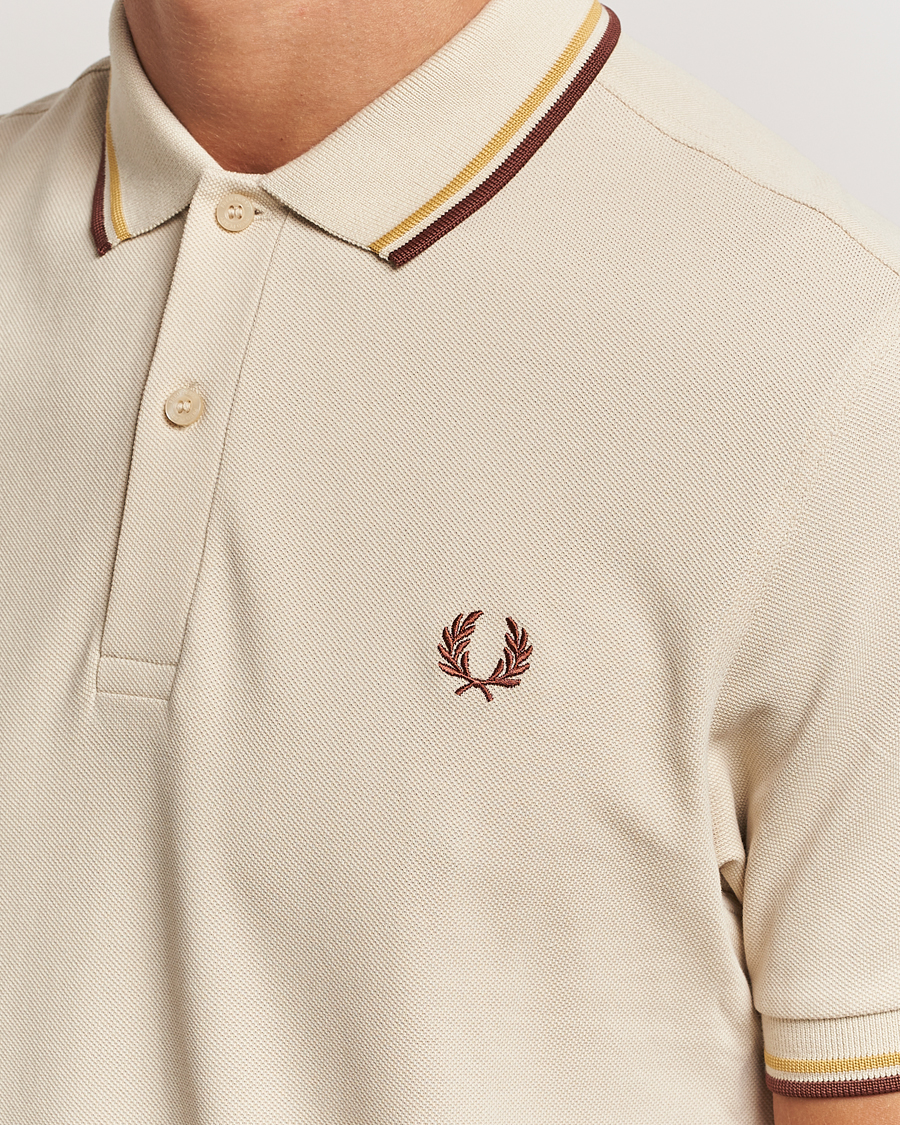 Herre | Pikéer | Fred Perry | Twin Tipped Shirt Oatmeal