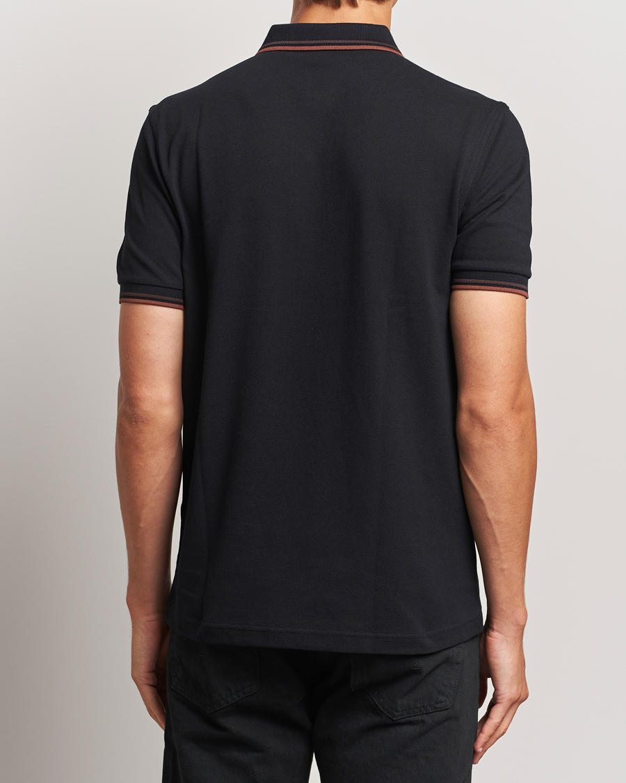 Herre | Pikéer | Fred Perry | Twin Tipped Shirt Black