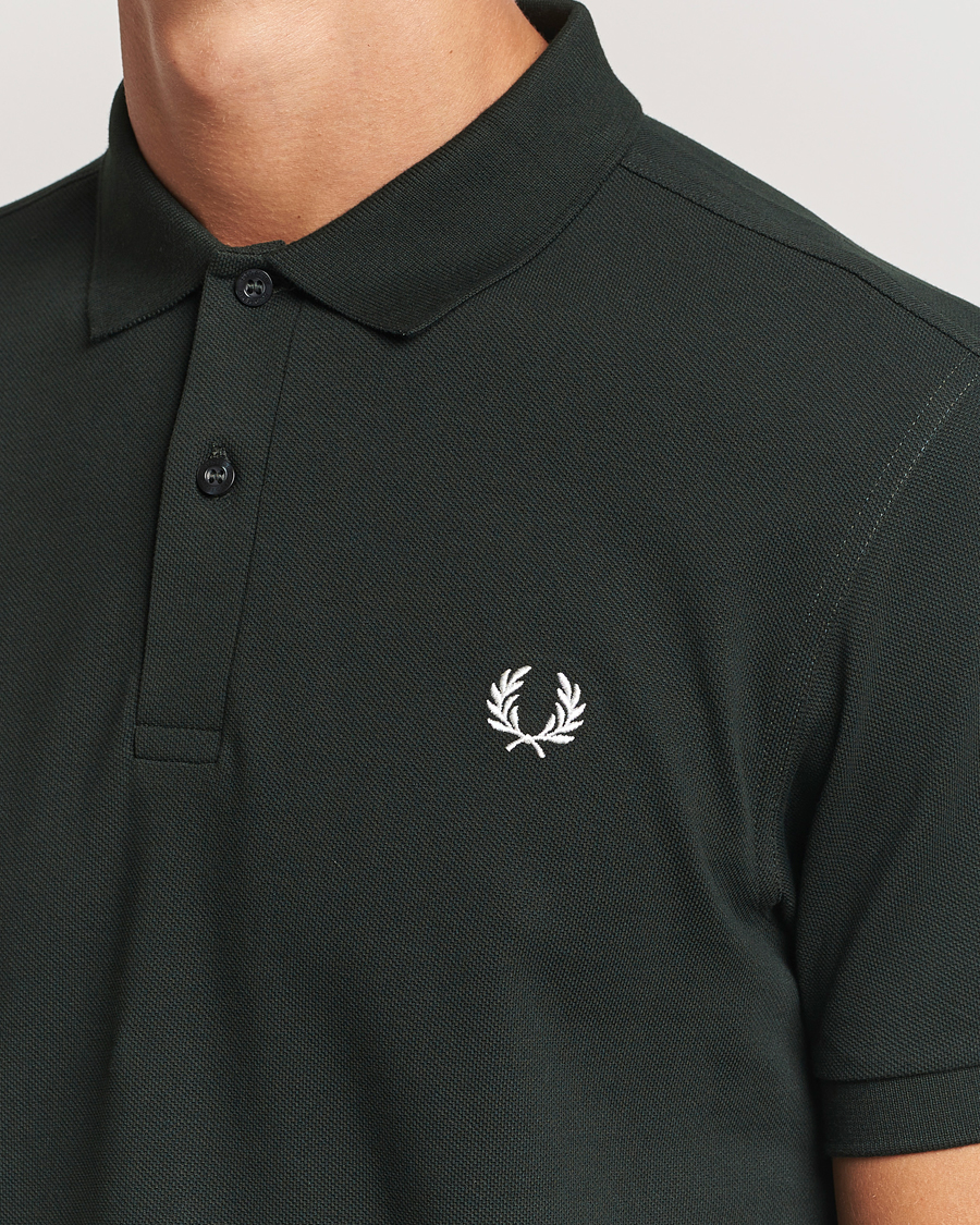 Herre | Pikéer | Fred Perry | Plain Polo Shirt Night Green