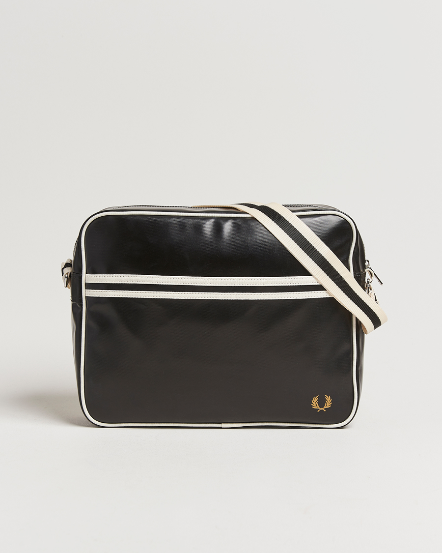 Herre | Vesker | Fred Perry | Classic Shoulder Bag Black/Ecru