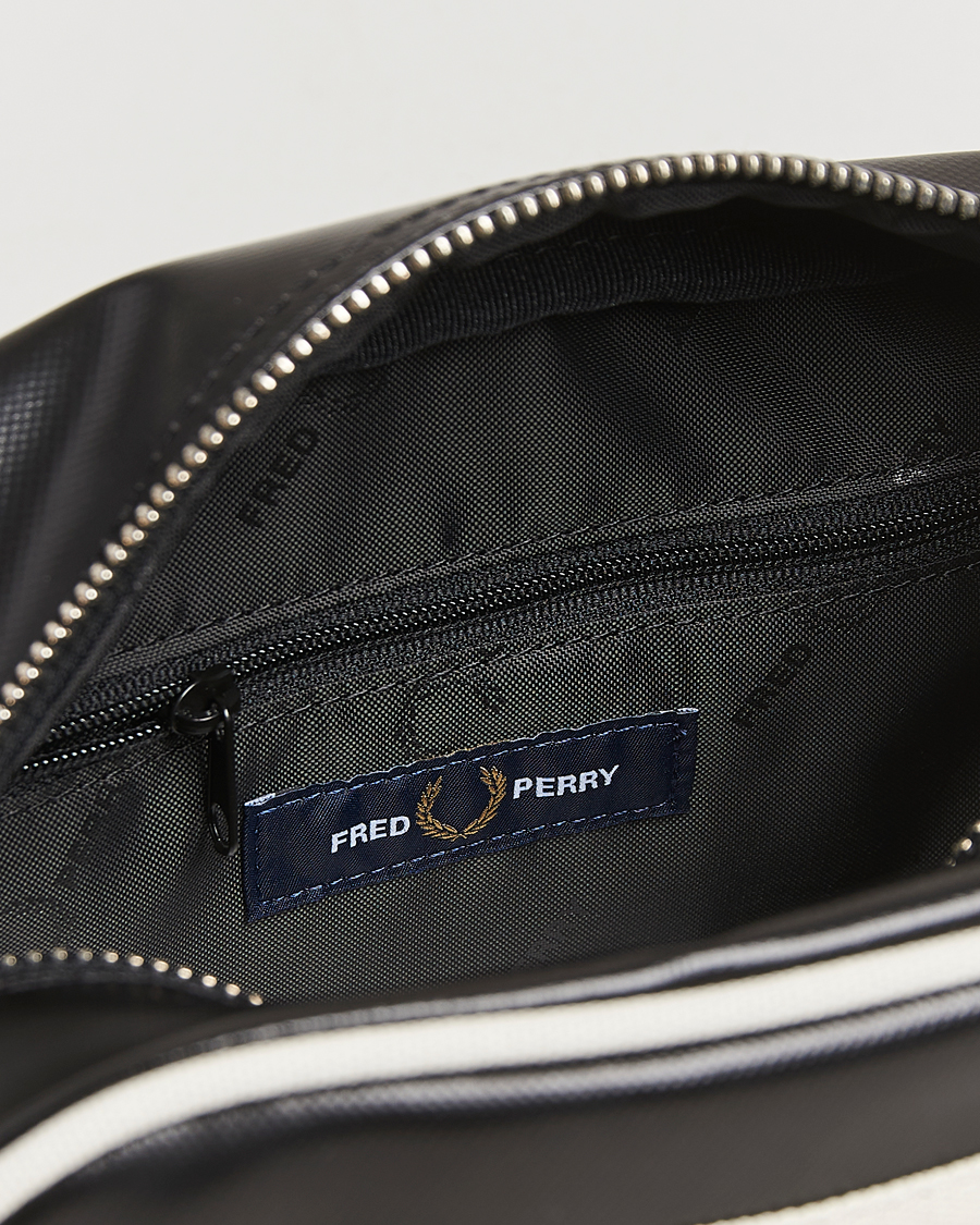Herre | Fred Perry Classic Washbag Black/Ecru | Fred Perry | Classic Washbag Black/Ecru