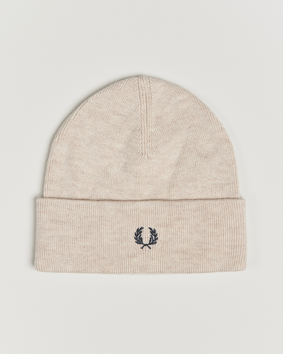 Herre | Fred Perry Merino Wool Beanie Porriged Marl | Fred Perry | Merino Wool Beanie Porriged Marl