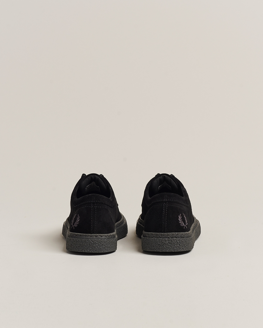 Herre | Derbys | Fred Perry | Dawson Low Suede Shoe Black