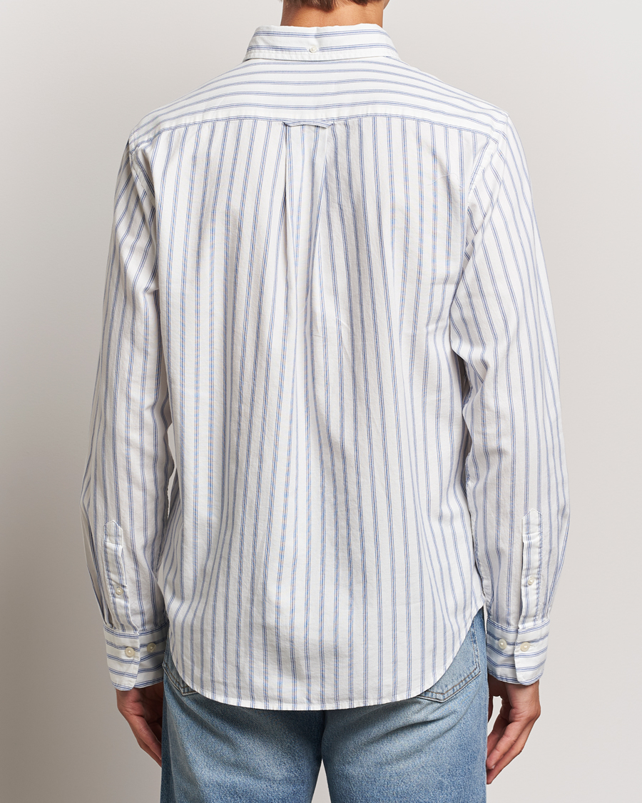 Herre | Skjorter | GANT | Archive Oxford Stripe Shirt Egg Shell