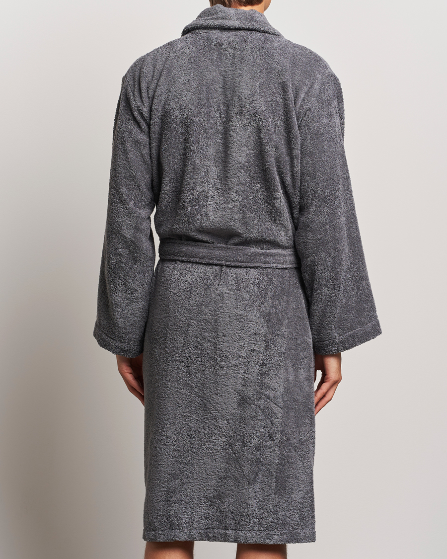 Herre | Pyjamaser og badekåper | GANT | Archive Shield Terry Robe Anchor Grey