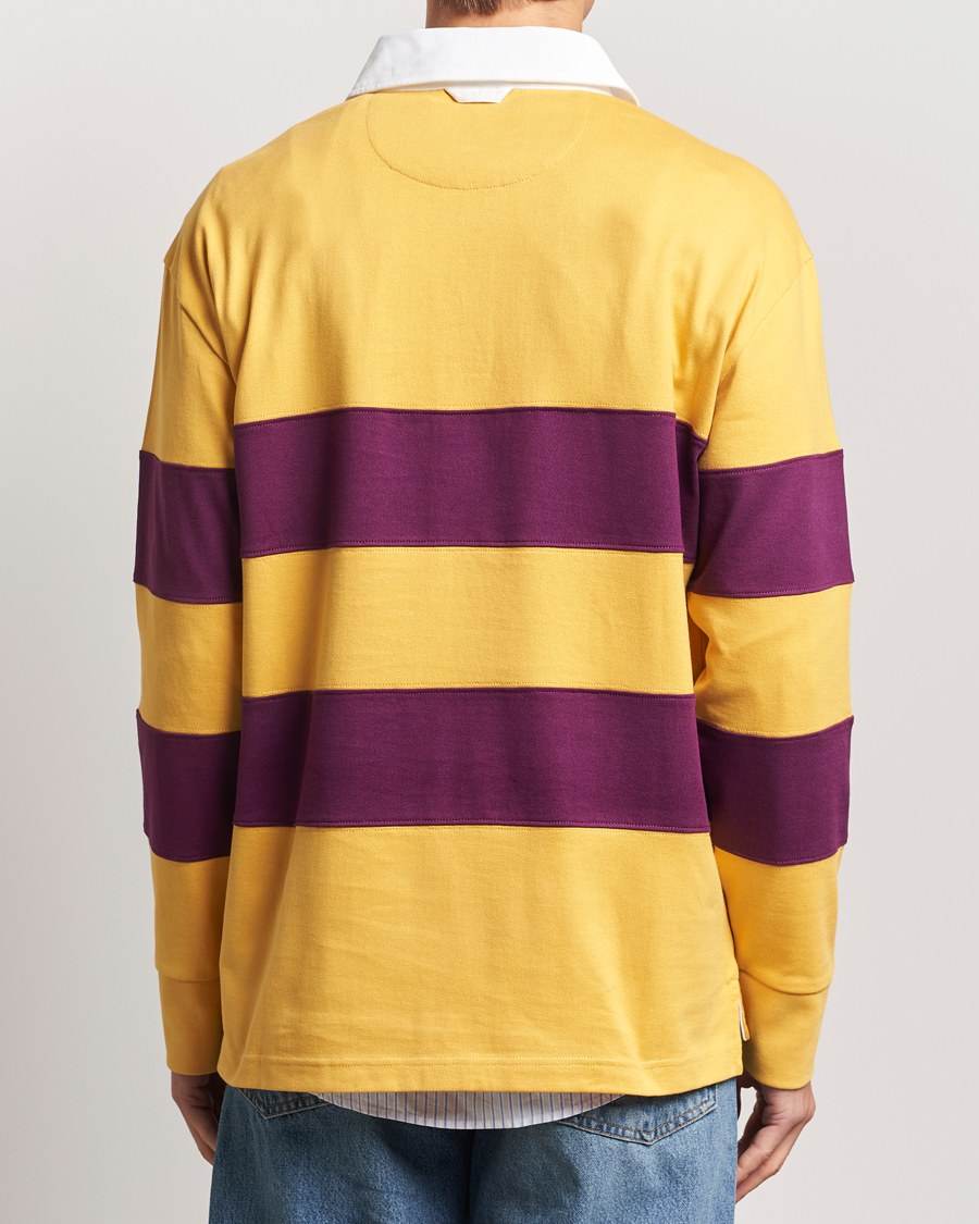 Herre | Gensere | GANT | Block Stripe Heavy Rugger Faded Sunset