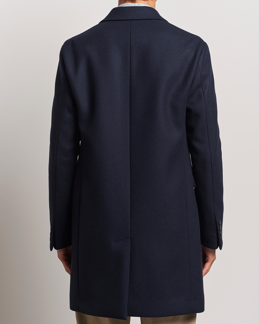 Herre | Jakker | GANT | Classic Wool Coat Night Blue