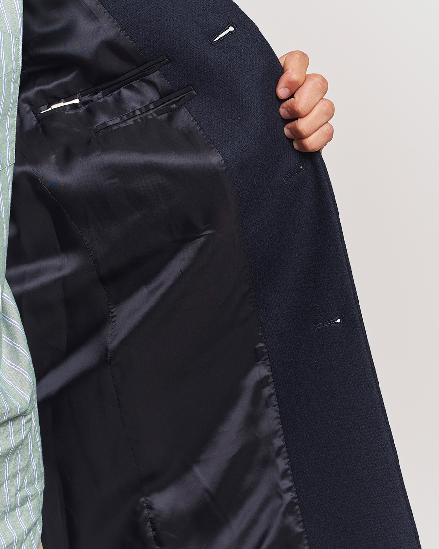 Herre | Jakker | GANT | Classic Wool Coat Night Blue