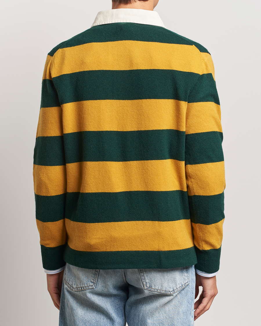 Herre | Gensere | GANT | Extra Fine Lambswool Striped Rugger Tartan Green