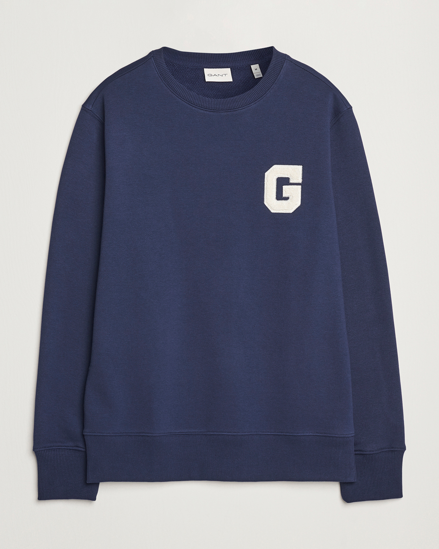 Herre | Gensere | GANT | G Graphic Sweatshirt Classic Blue