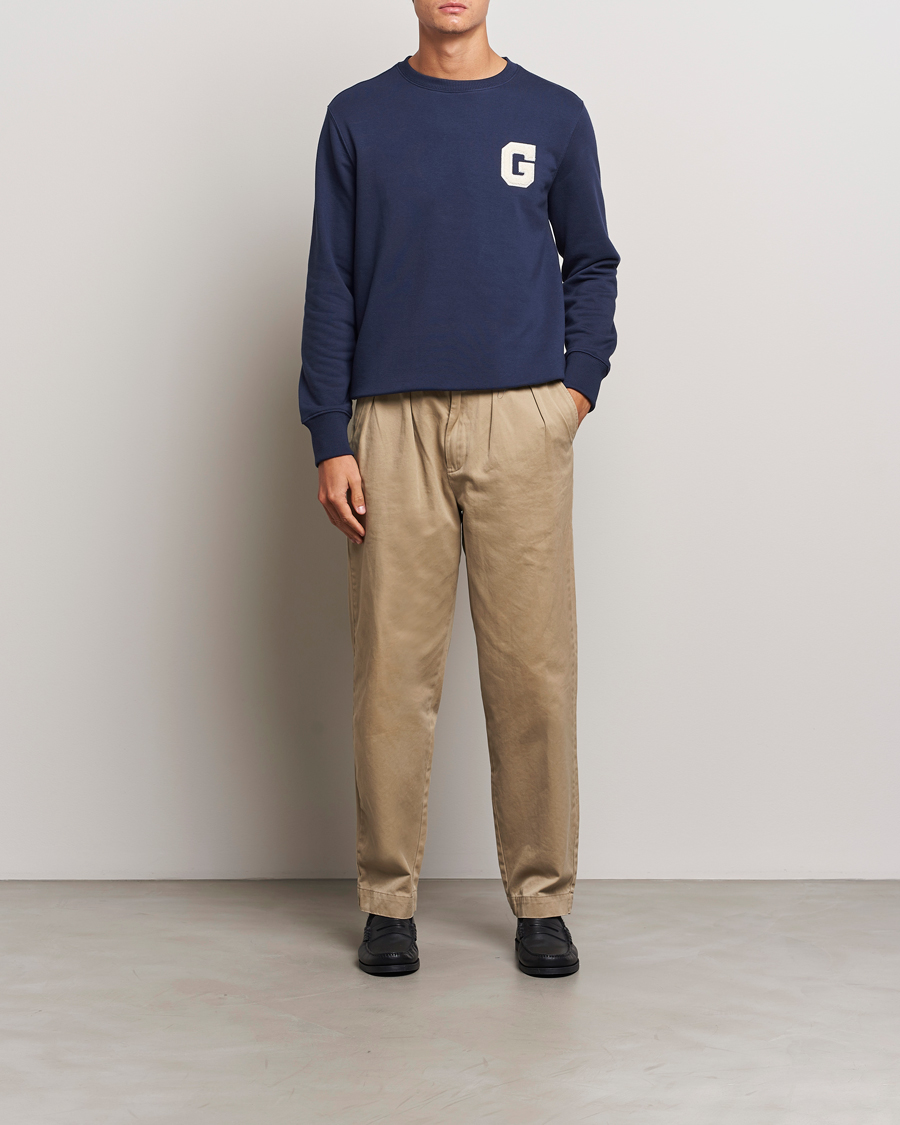 Herre | Gensere | GANT | G Graphic Sweatshirt Classic Blue