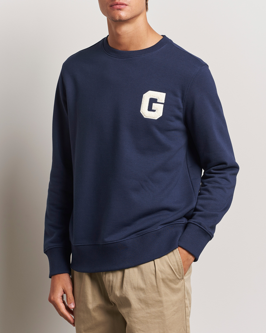 Herre | Gensere | GANT | G Graphic Sweatshirt Classic Blue
