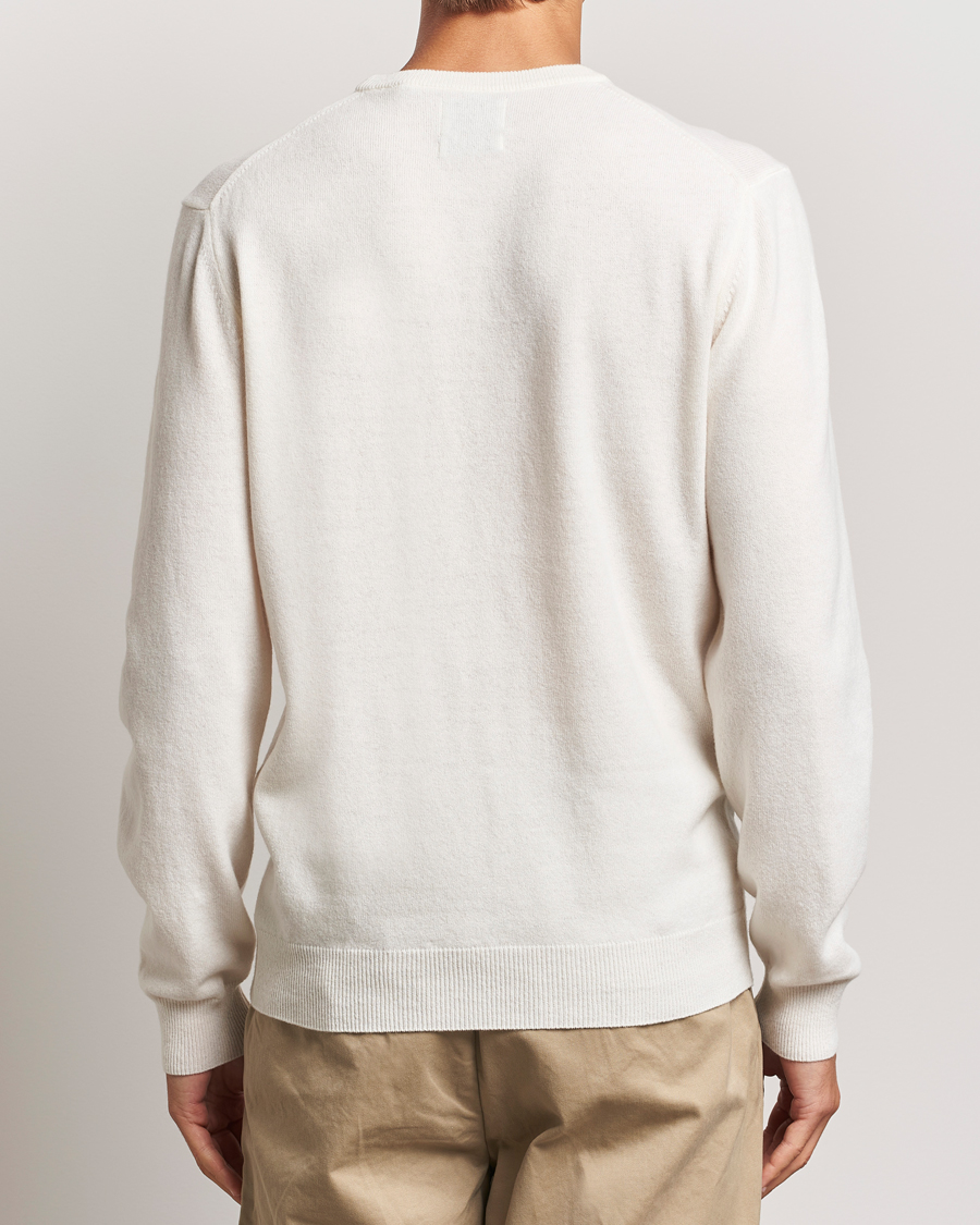 Herre | Gensere | GANT | Lambswool Crew Neck Pullover Cream