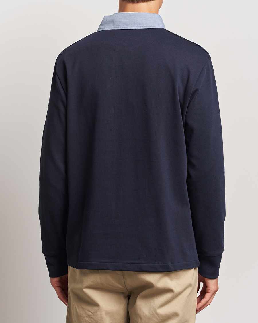 Herre | Gensere | GANT | Original Solid Heavy Rugger Evening Blue
