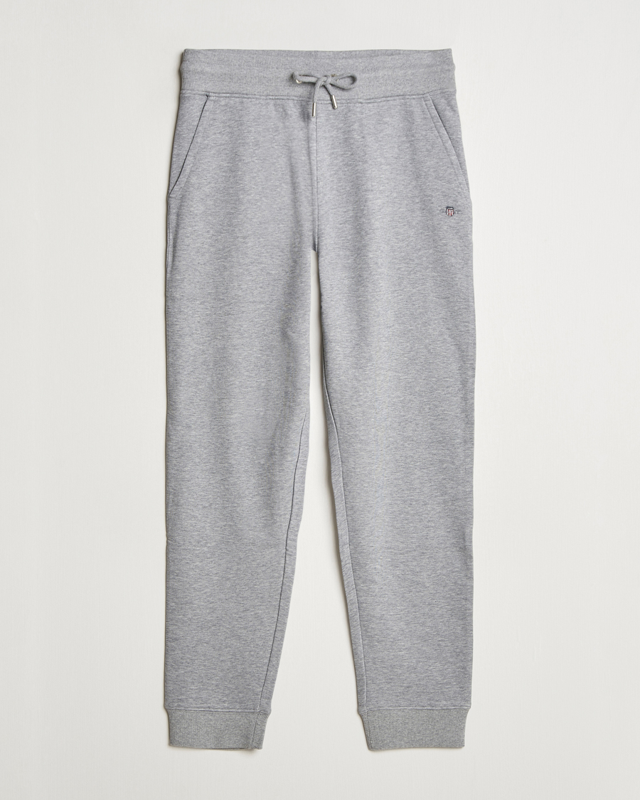 Herre | Bukser | GANT | Original Sweatpant Grey Melange