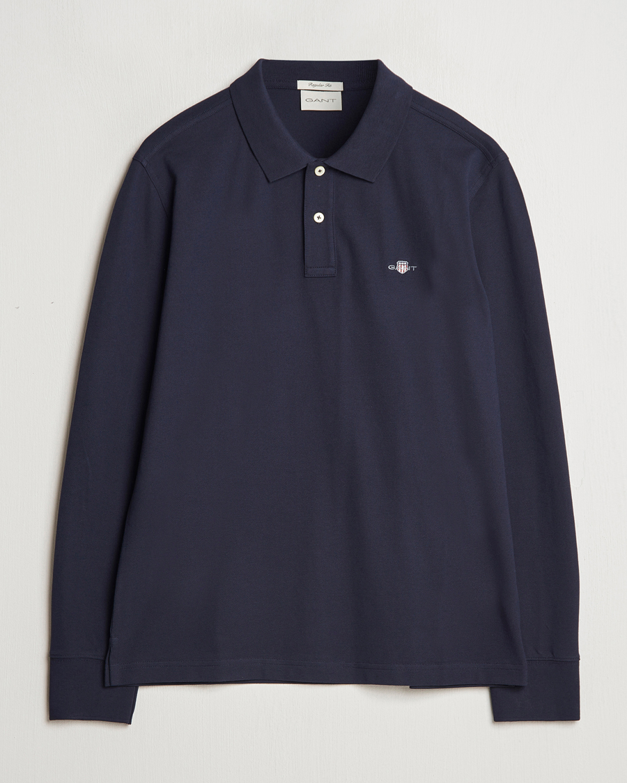 Herre | Gensere | GANT | Regular Shield Pique Polo Evening Blue
