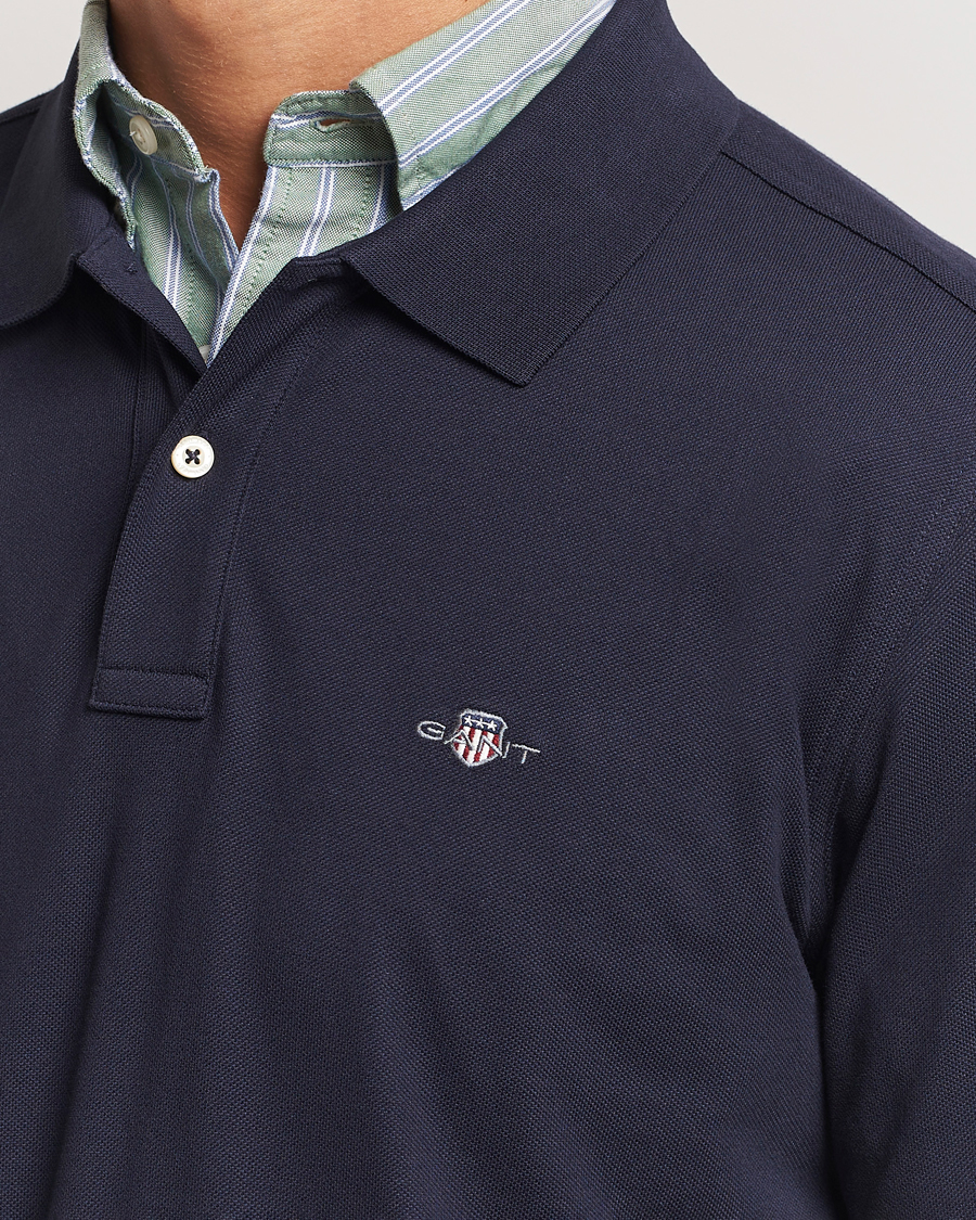Herre | Gensere | GANT | Regular Shield Pique Polo Evening Blue