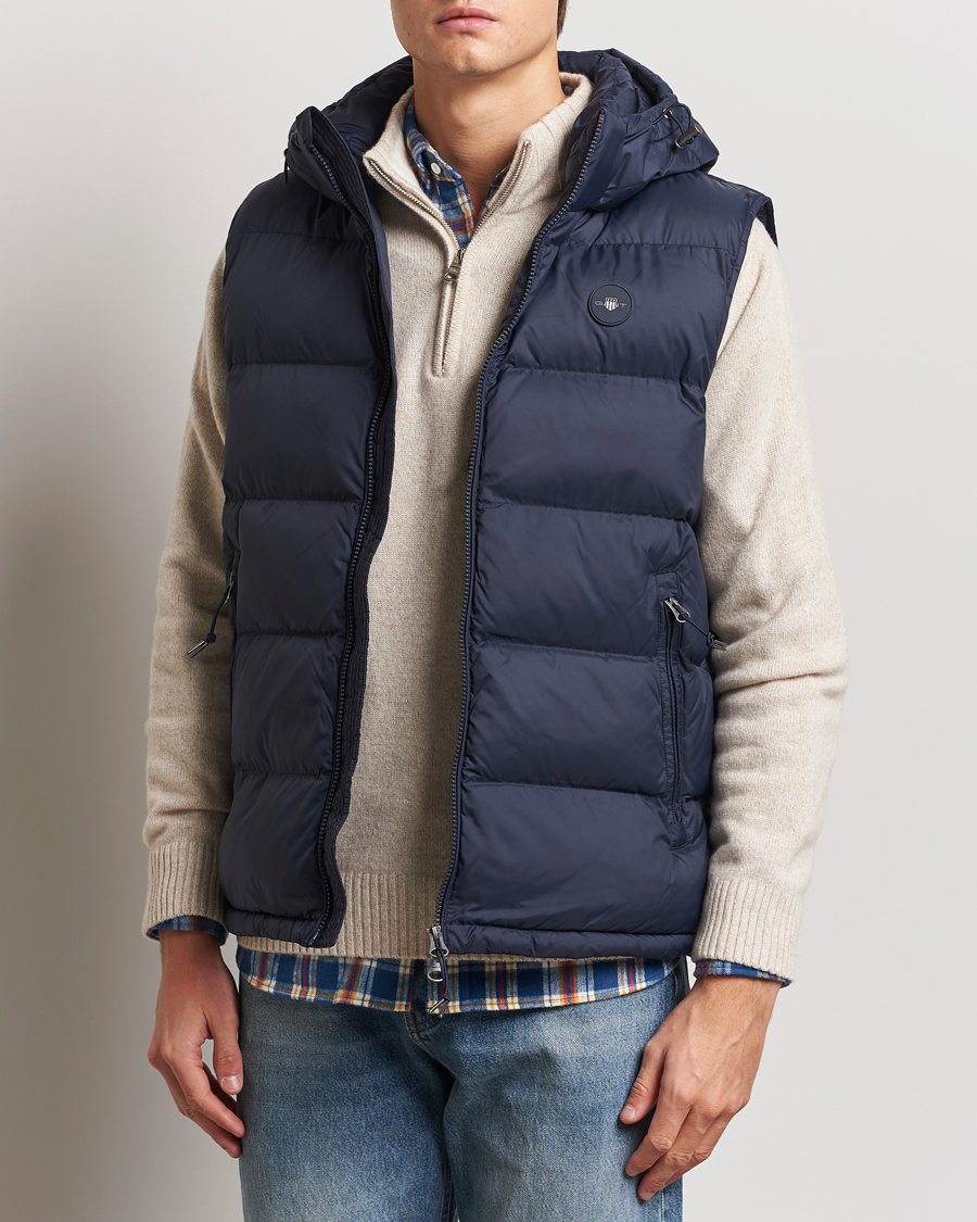Herre | Jakker | GANT | The Active Cloud Vest Evening Blue