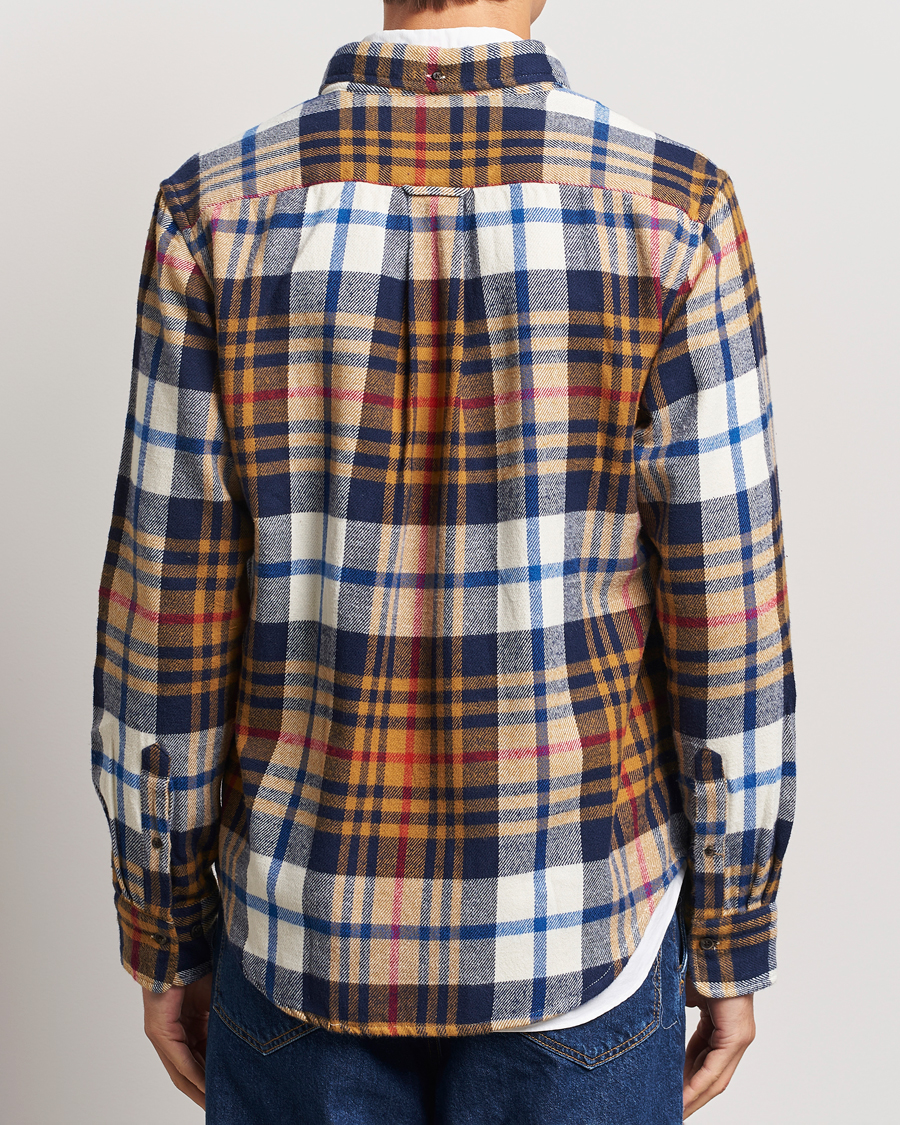 Herre | Skjorter | GANT | Twill Checked Shirt Beige