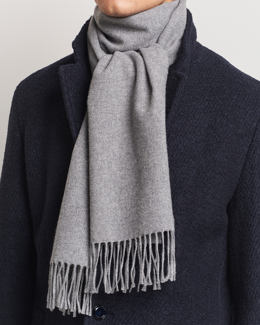 Herre | GANT Wool Scarf Grey Melange | GANT | Wool Scarf Grey Melange