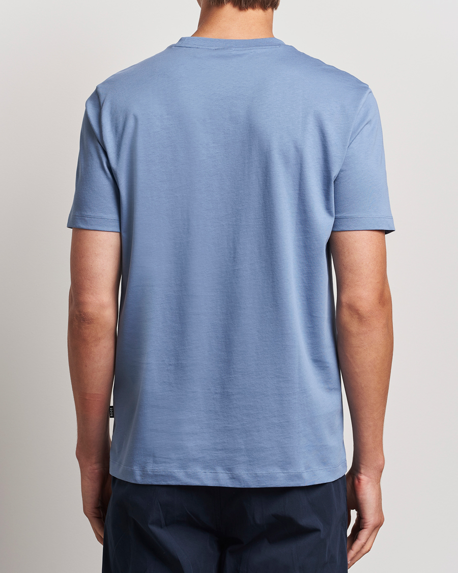 Herre | T-Shirts | BOSS BLACK | Thompson T-Shirt Open Blue