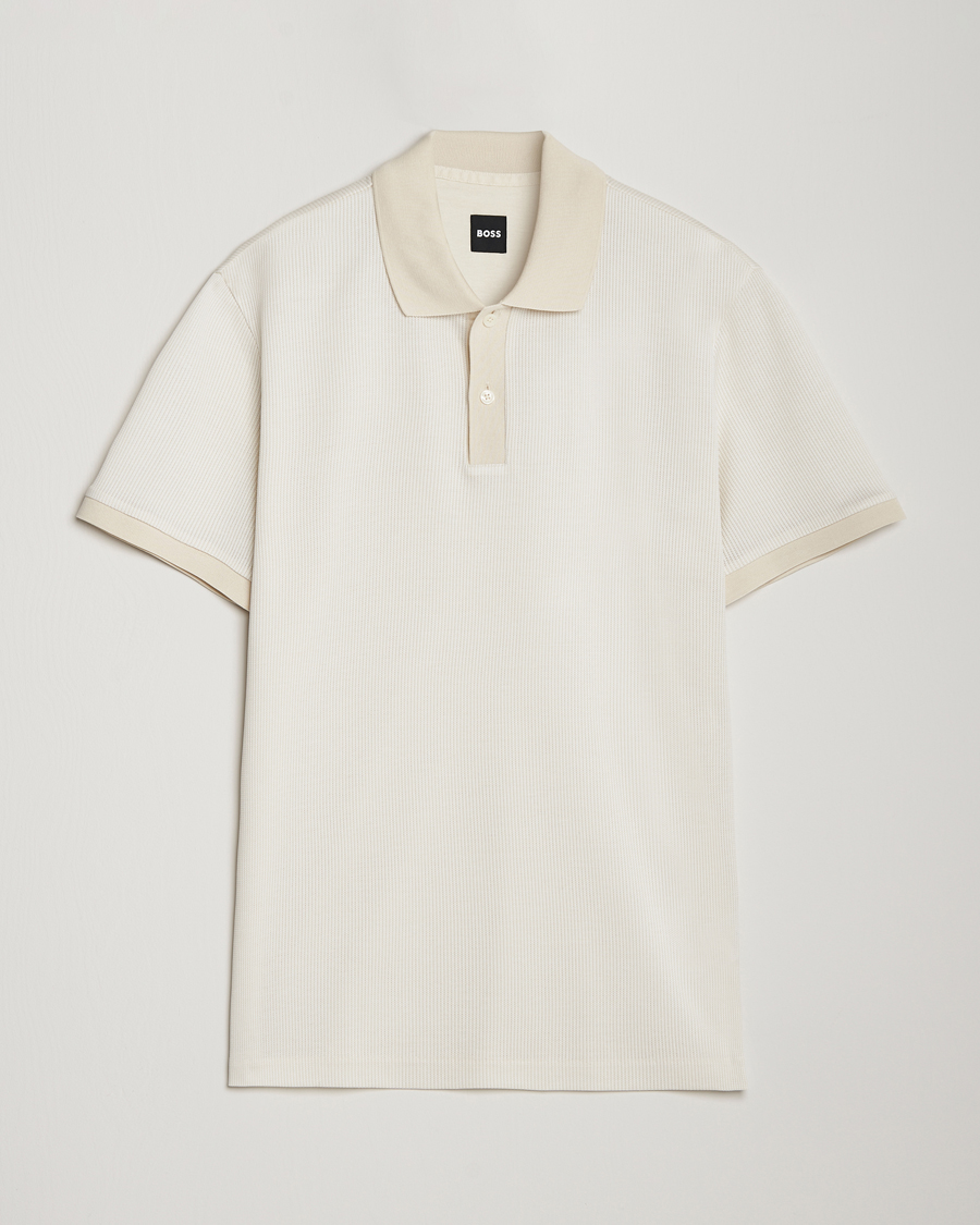 Herre | Pikéer | BOSS BLACK | Parlay Polo Open White