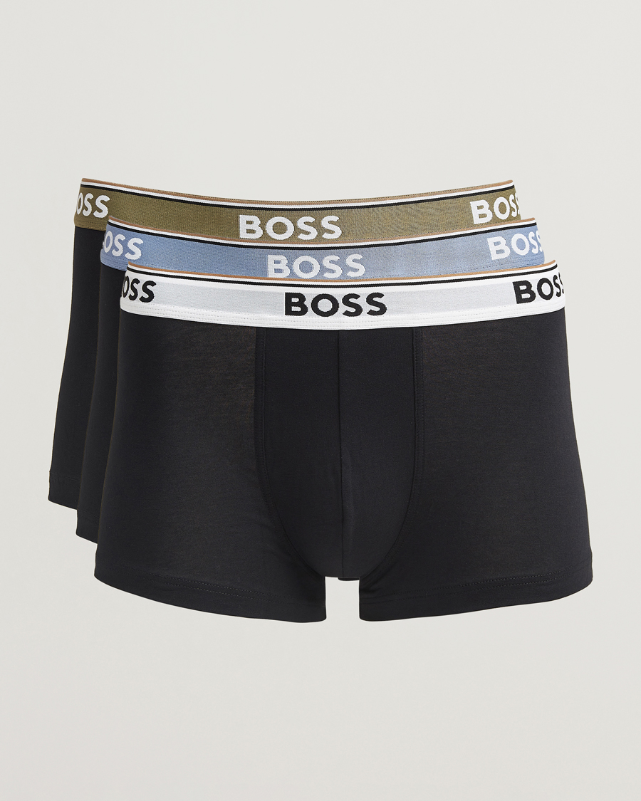 Herre | Undertøy | BOSS BLACK | 3-Pack Trunk Black White