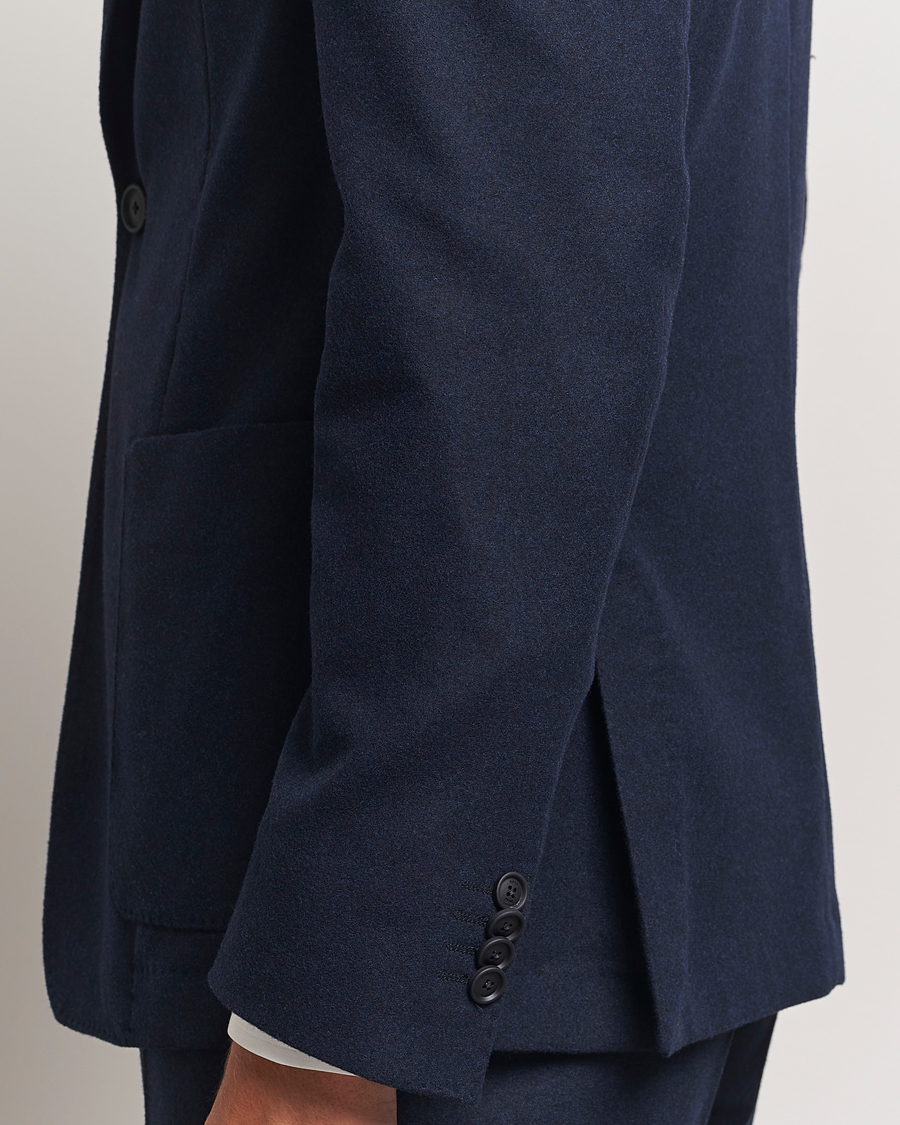 Herre | Dressjakker | BOSS BLACK | Hanry Wool Tech Blazer Dark Blue